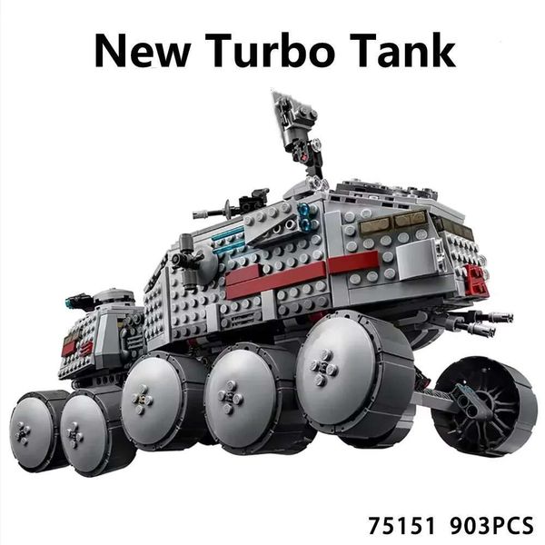 Turbo HOT Tank Compatible with 75151 Scene Building Props DIY TOY Puzzle Children&#039;s Assembled Collect Toys Birthday Gift