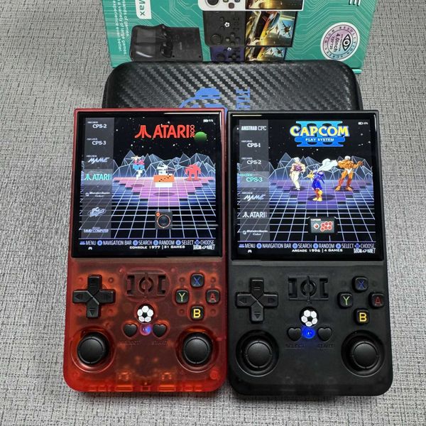 128G R36MAX Handheld Game Consol 4.0inch Big Sn 21000+Games PK R36S Portable Pocket Video Player Kids Gift Linux SystemXJ250211