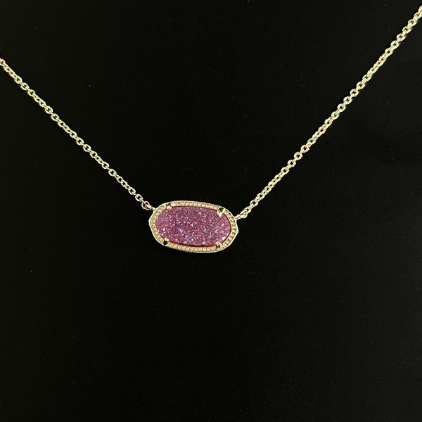 Designer Necklace Jewelry Singaporean Chain Elegance Oval Necklace Necklace Female Collar Chain Female Necklace As a Gift for Love 2024