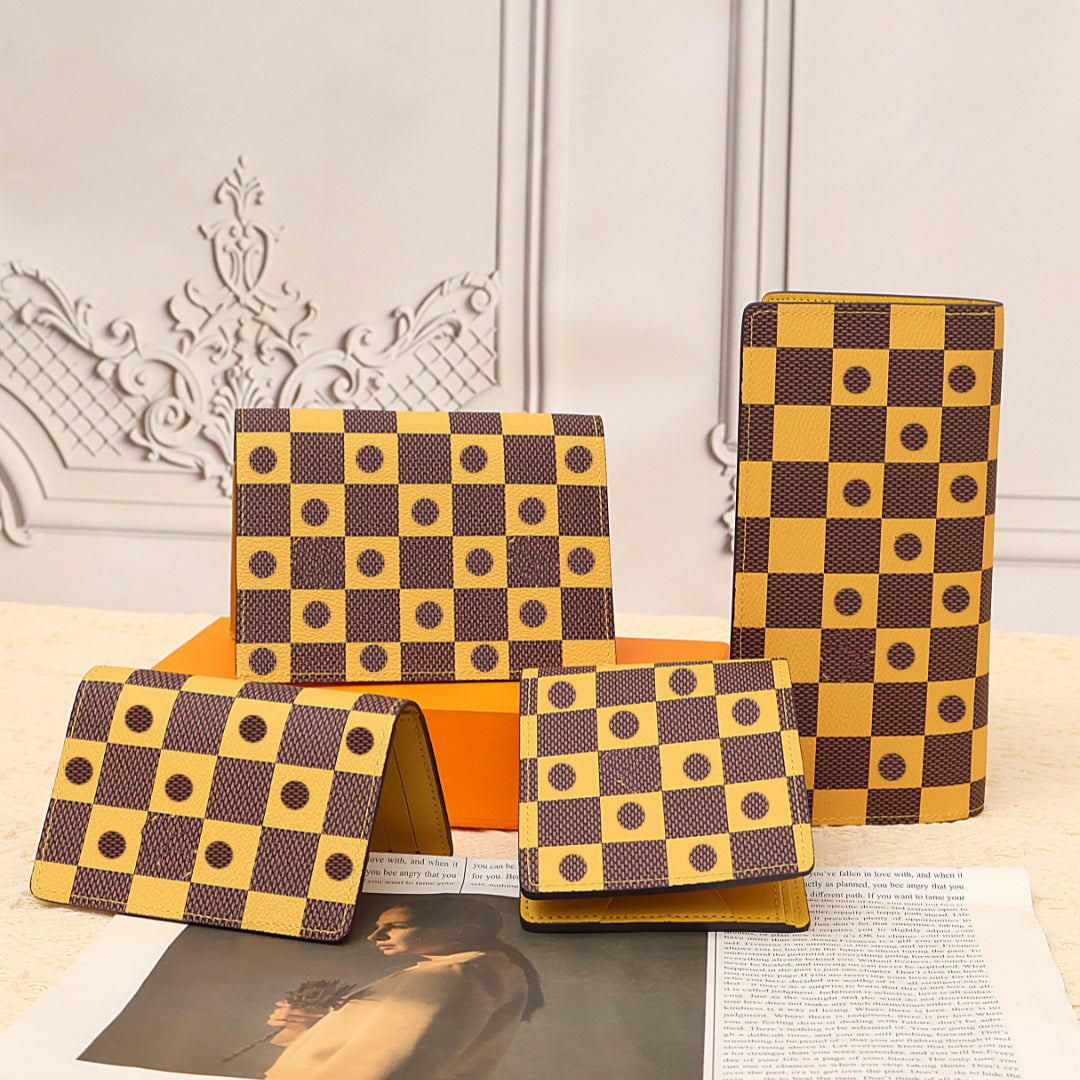 Luxury Designer Wallet For men Fashion Women Long Wallet Designer woman Wallet Card Holders Coin Purse Famous V Wallet crown clutch purse manbang wa