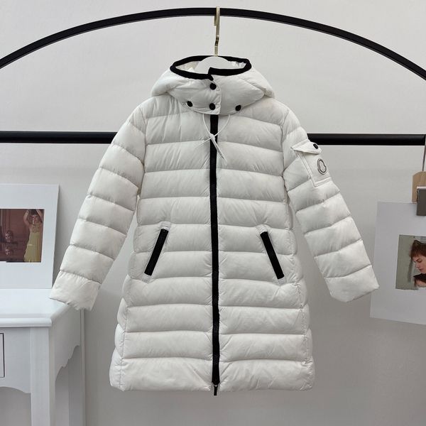 Hooded Kids Coats Baby Designer Coat Winter Jacket Long A-shaped Zipper Thick Warm Outwear Clothing 2022 Boys Girls Outerwear Jackets