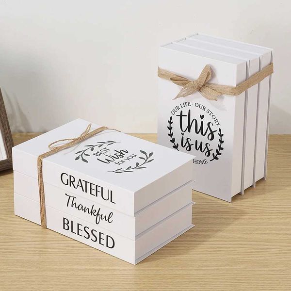 3pcs-lot Fake Books Ornament Bedroom Fashion Shooting Props Bookshelf Decor Home Decor Coffee Table Decoration Decorative BookXJ241228
