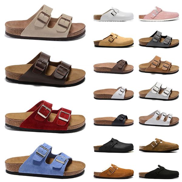 With Box 2025 Top Fashion Designer Famous Slippers Mens Women Birkentocks Clog Cork Loafers Slides Platform Slide Birkinstocksandals Trainer