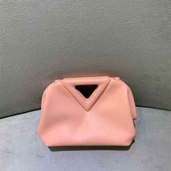 Bottegaly Venettaly Leather Triangle Inverted Designer Wholesale Portable Clip Candy Cloud Shoulder Woven Crossbody Bag Wan 1h7g