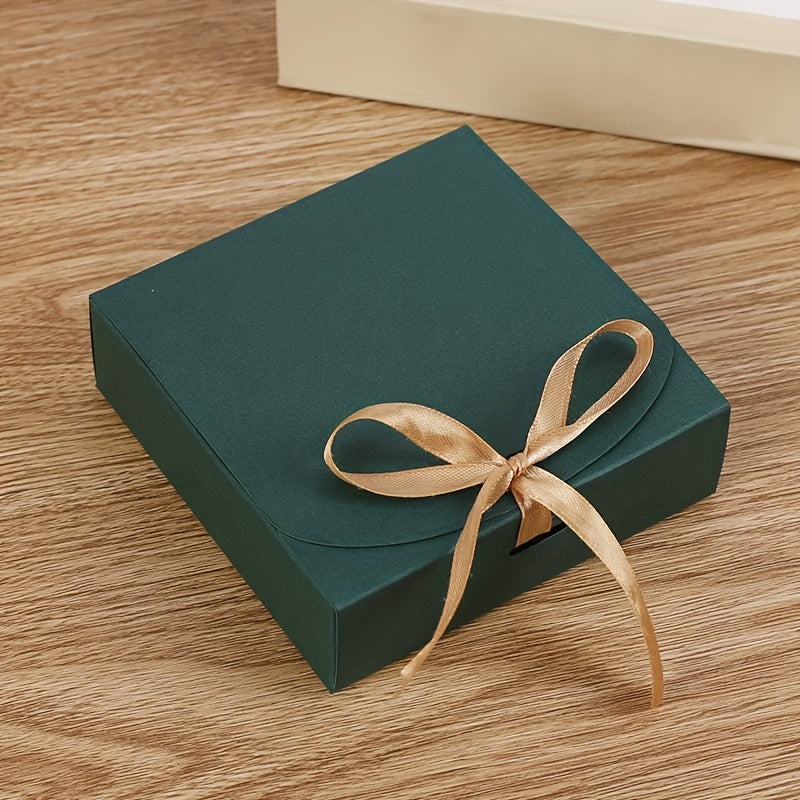 TEMU 20-pack Decorative Gift Boxes With And Ribbons - Multipurpose Paper Favor Boxes For Jewelry, Candy, Small Presents - For Christmas, Halloween,