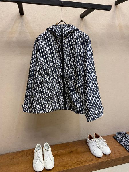 2024 Spring Autumn Letter Print Women&#039;s Jackets Hooded Zipper Woman&#039;s Outerwear Coats WCWT008