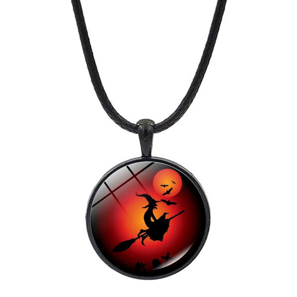 Halloween necklace horror scary gothic necklace movie film tv game necklace Cute Anime Movies Games necklace Metal Cartoon accessory S8