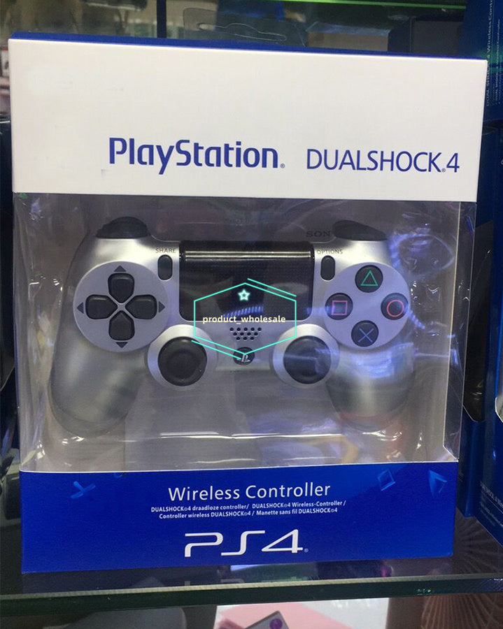 22 Colors EU US Packaging For Sony Wireless Controller Joystick Shock Game PS4 Console Controllers Adapter Colorful Bluetooth gamepad Vibration