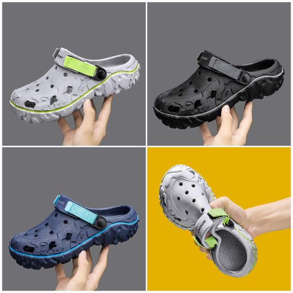 2024 Free Shipping men slides designer sandals slippers Platform wear resistant toryburchi sandals blue white gray sandal mens slipper Flip