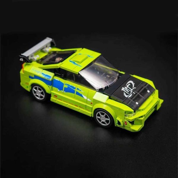 MOC Speed Champions Intermediate Sports Car Model Building Blocks Technology Creative Assembly Childrens Toy Christmas Gift Z250211