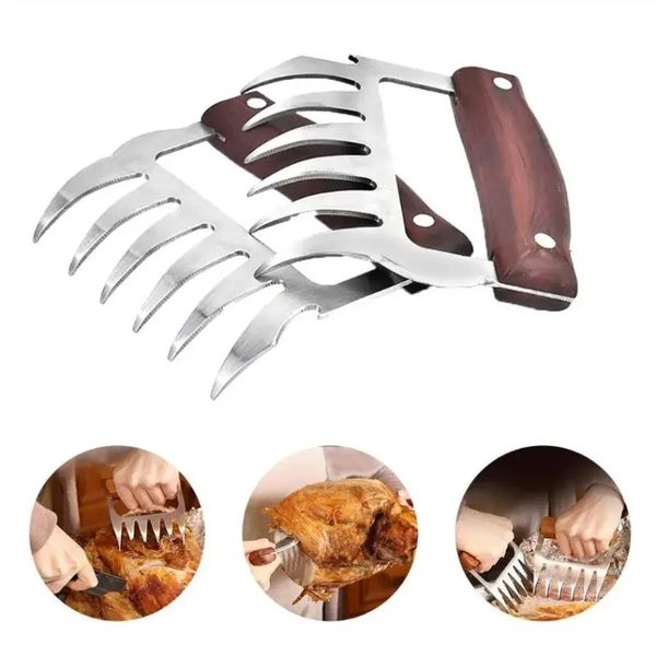 1pc Bear Claws Barbecue Pull Shred Pork Shredde Manual Meat Clamp Roasting Fork Kitchen Tool Bbq Accessories Free Shipping
