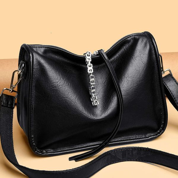 Genuine High Quality Leather Women&#039;s Tote Vintage Shoulder Messenger Bag Trend Women 2024 Fashion Ladies Handbag Crossbody Sac