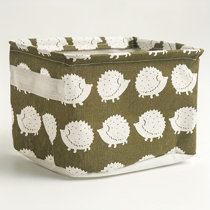 TEMU Foldable Storage Basket, Desktop Organizer Box - Stylish And For Neat Organization