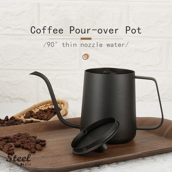 Stainless Coffee PotCoffee Pour Over 350ml 600ml Kettle Premium Pour Over Kettle Drip Kettle Stovetop Coffee Kettle 240802