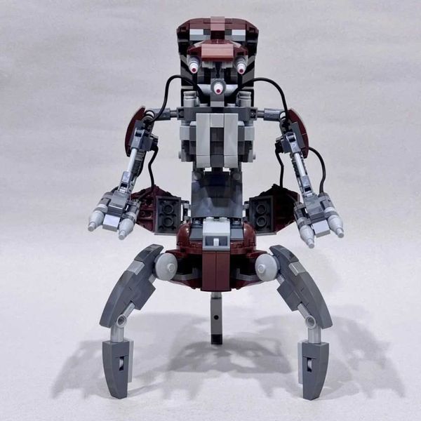 Blocks Blocks HOT TOY Space Battle Droids Model Building 75381 Robot Fighting Diy Bricks Christmas Gifts H241115 OITN Y240208