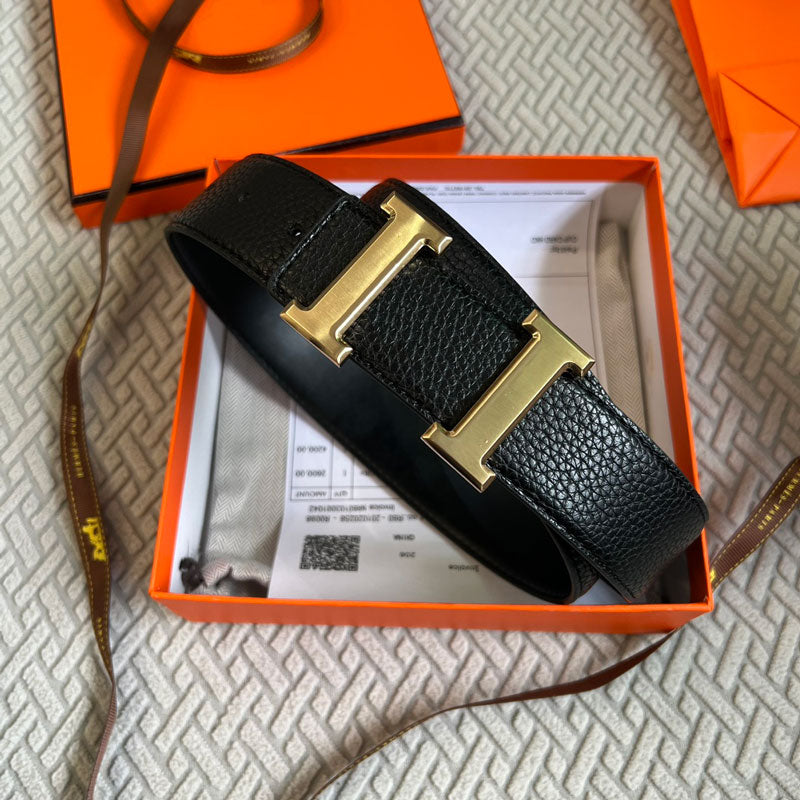 Designer Belt Solid Color Pebbled Pattern Men Belt Letter Buckle Luxury Classic Belt Pin Buckle Casual Width 3.8cm Size 105-125cm Fashionable Gift n