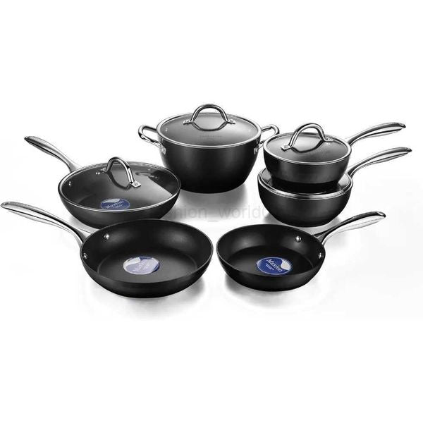 No stick kitchen cookware set kitchen cookware video flat bottomed cookware set salt and pepper set accessory pot BbqX240717