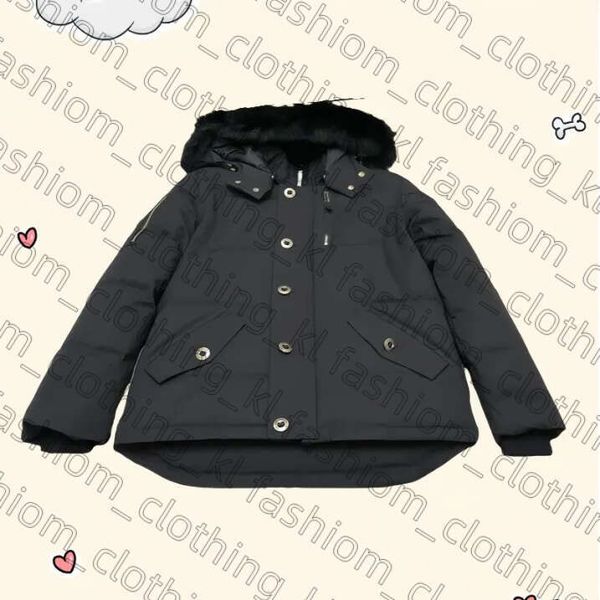 Designer Jacket Moose Knuckes Man Really Fur Collar Parkas 24S Casual For Mens Women Moose Jacket Clipper Outdoor Top Warm Doudoune Winter C