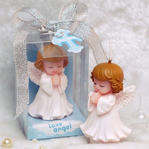 Other Event Party Supplies 10 pcs Wedding Favors and Gifts for guests Baby shower Birthday Party Angel Candles for cake Souvenirs decoration