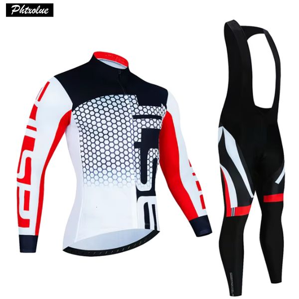 2024 Winter Set Cycg Clothing Men Jerseys Thermal Fleece MTB Bicycle Bike Clothes Kit Maillot Ropa Ciclismo Uniform Suit