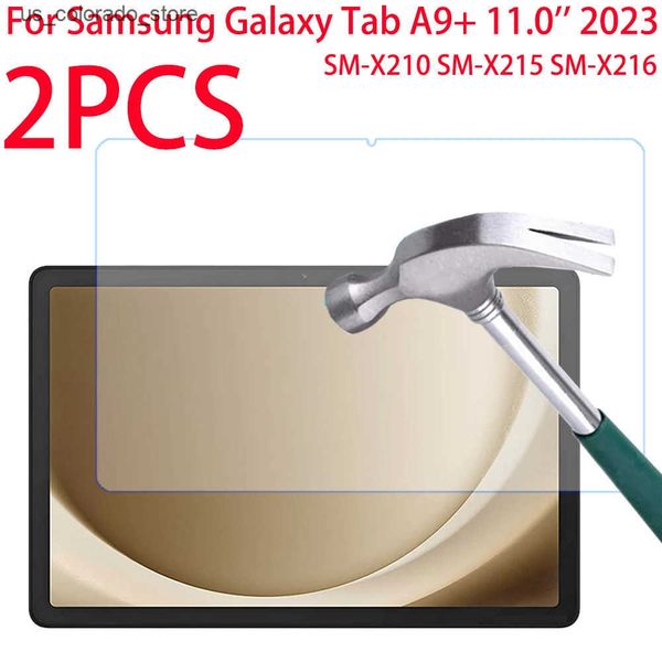 Tablet PC Screen Protectors 2PCS tempered glass for Samsung Galaxy Tab 9+Plus 11 inch 2023 protective film A9+SM-X210 X215 X216 tablet scree