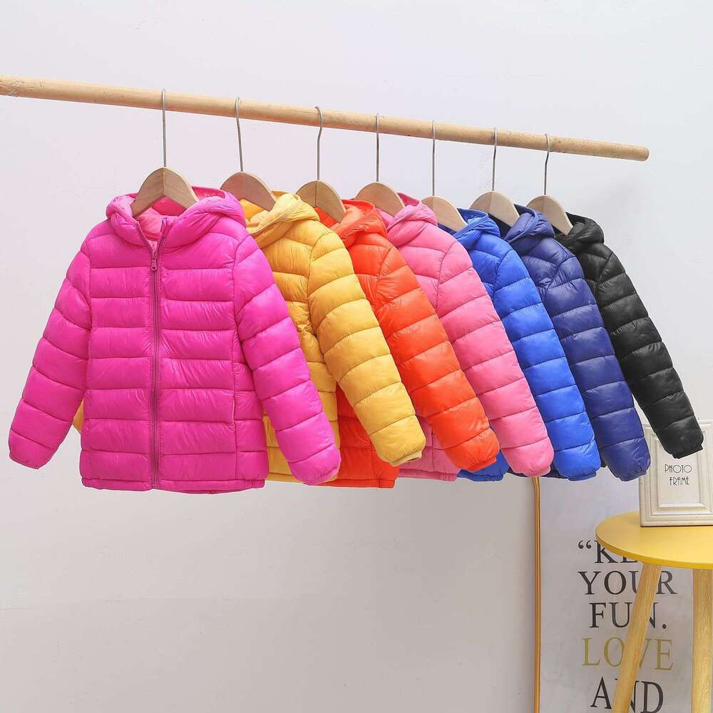 2025 New Medium and Large Children&#039;s Clothing Cotton Coat Baby Outerwear Girls Boys Lightweight coat