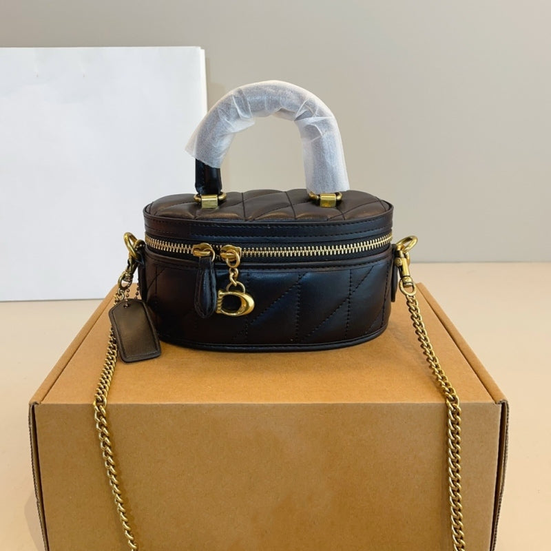 Woman Designer Makeup Bag crossbody cosmetic bag make up chain bags mini toiletry handbag Leather TOP