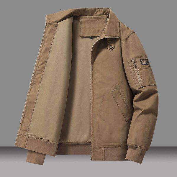 Autumn And Winter New Cotton Jacket Men&#039;s Business Light Luxury Jacket With Thick Fleece Collar Cotton Jacket Men&#039;s Jacket