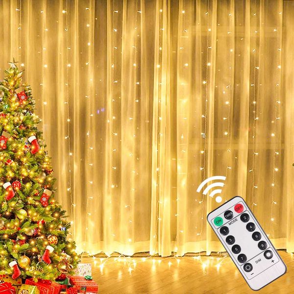 Christmas Lights Curtain Garland Merry Christmas Decorations For Home Christmas Ornaments Xmas Gifts Navidad 2023 New Year DecorXJ241026