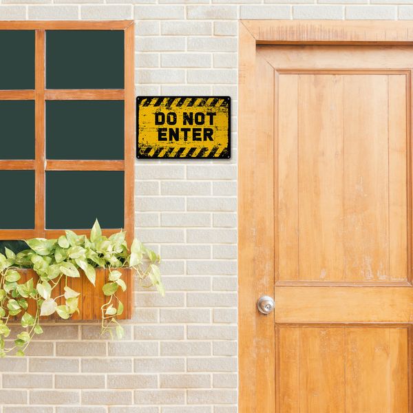 Customized Vintage Warning Metal Tin Signs Movie Gasoline Beer Wall Decor for Home Bars Garage Cafe Club Man Cave Pubs Retro Tin Sign YFA206