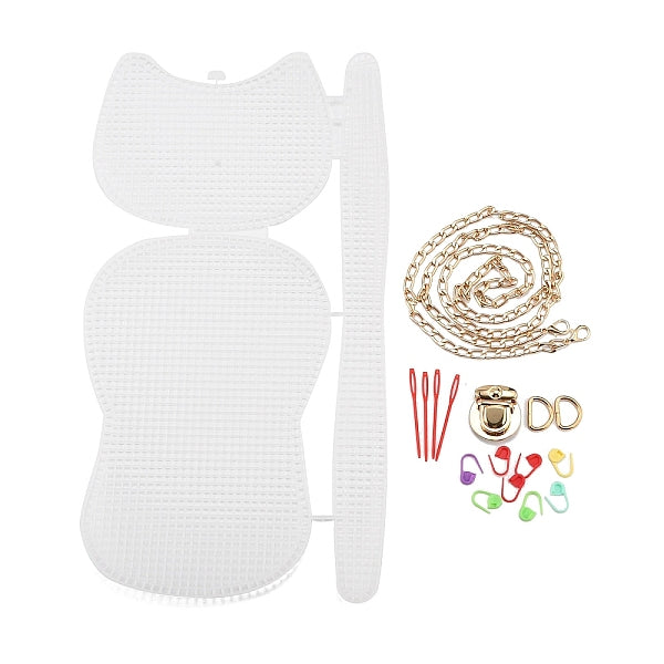 DIY Plastic Knitting Crochet Bag Making Kits