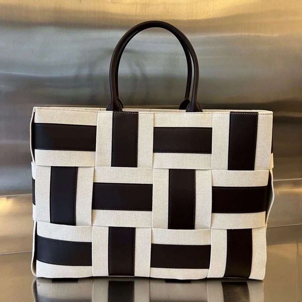 10A Retro Mirror Quality Designer ReplicationBV&#039;s Cassette tote 46cm Canvas Knited Shoulder Bag Fashion Genuine Leather women HandBags