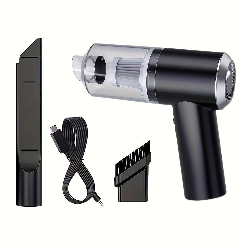 TEMU Cleaner, Car Vacuum Cleaner, Wireless Keyboard Cleaner With Super Strong Suction Of 120w, Powerful Mini Cleaner With Dual Filters, Suitable For