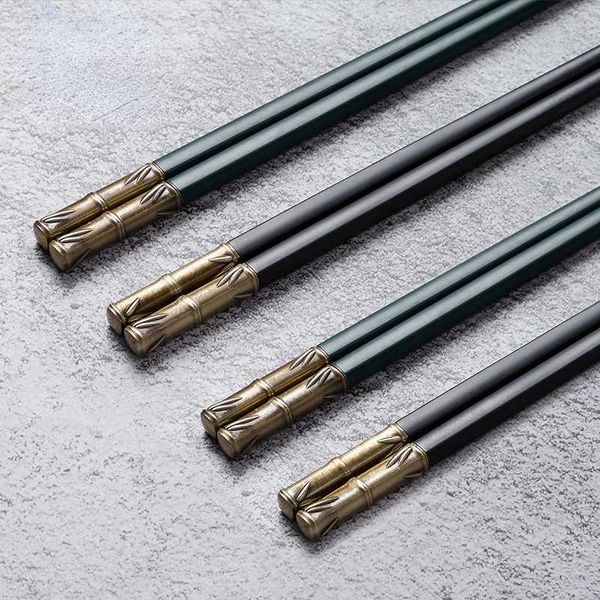 Chinese Style Chopsticks Sushi Sticks Baking Healthy Household Utensils Anti-skid High-temperature Resistant ChopsticksXJ240826