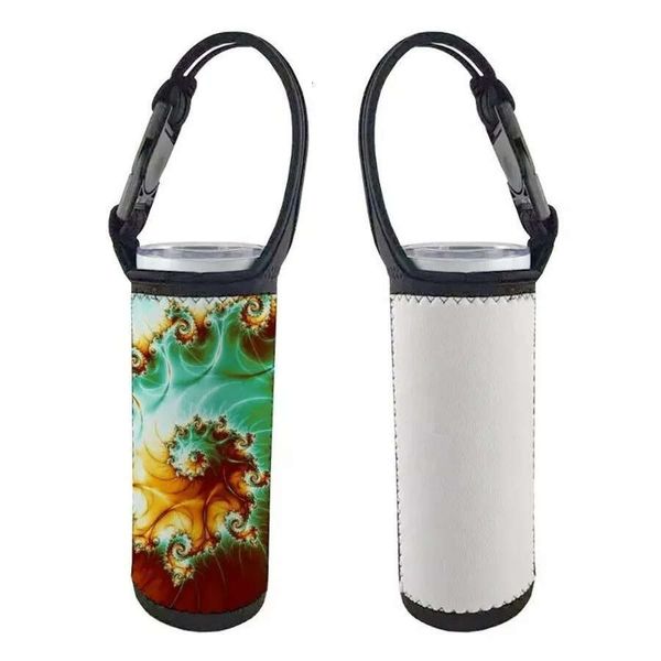 White Blank Sublimation Oz Skinny Tumbler Tote Diving Cloth Neoprene Bottle Sleeves With Adjustable Strap Drinkware Handle Water Cups Carrie