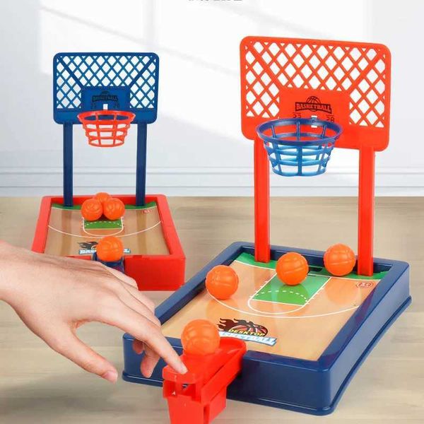 Mini Desktop Board Game Basketball Hoop Finger Shooting Machine Party Table Sport Interactive 2 jogadores Jogos Ball Toys for KidsC250121