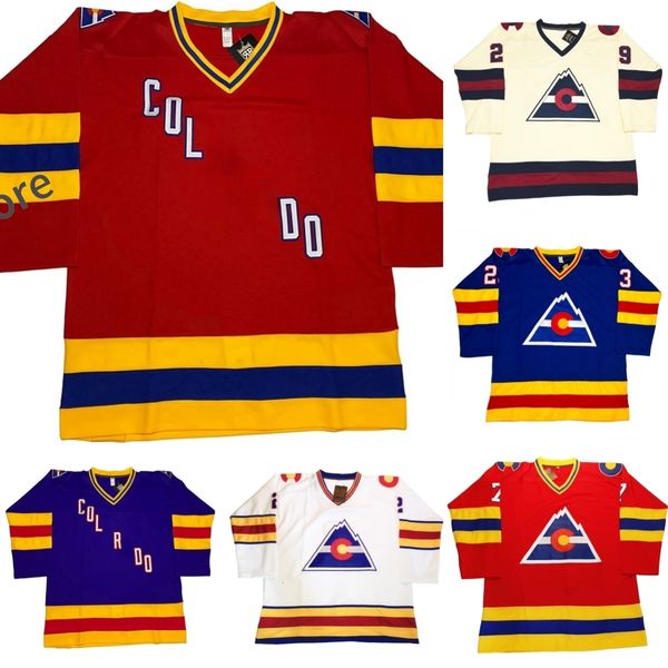 Colorado Rockies Retro Hockey Jersey Stitched Vintage Custom Any Name And Number shirts