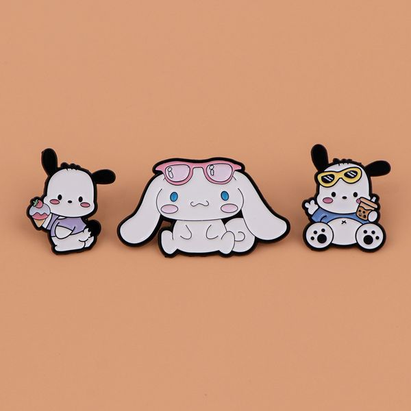 Halloween brooch badge pin horror scary gothic game pin movie film science fiction kuromi melody enamel pin Cute Anime Movies Games Hard Ena