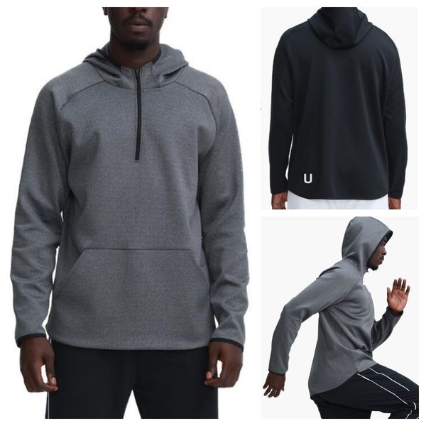 UU- 372 Men&#039;s Hooded Fitness Sweater Coat Loose Basketball Running Training Coat in Autumn and Winter