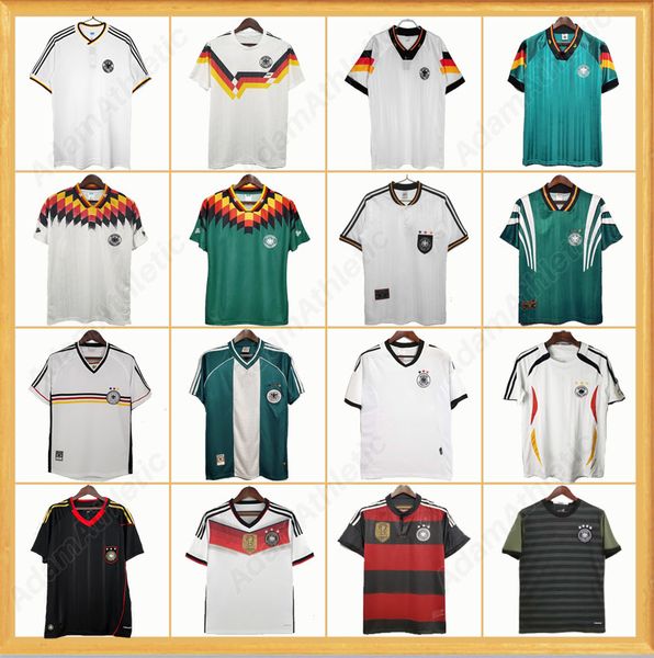 German retro jerseys 1990 MATTHAUS KLINSMANN KLOSE German vintage football shirts 2014 SAMMER SCHWEINSTEIGER KROOS PODOLSKI LAHM DEUTSCHLAND