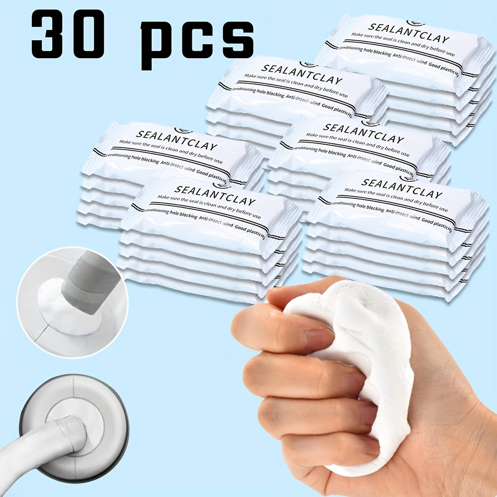 TEMU Heavy-duty Plumbers Putty Sealant Clay - Waterproof, Heat & Insect Resistant Putty For Plumbing Repairs, Pipe, Sewer, Sink, Toilet, Shower -