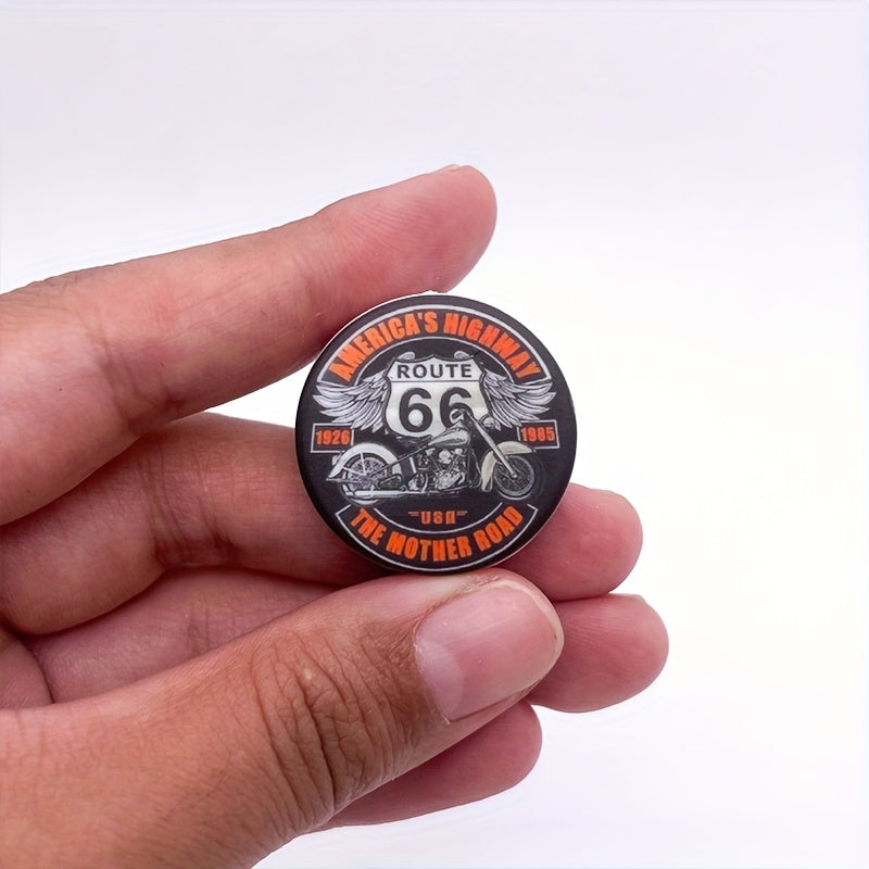 TEMU 10pcs Motorcycle Silicone Beads - Design With Biker & Wing Graphics, Diy Craft Beads For Keychains, Bracelets, Lanyards, Pen Charms (durable