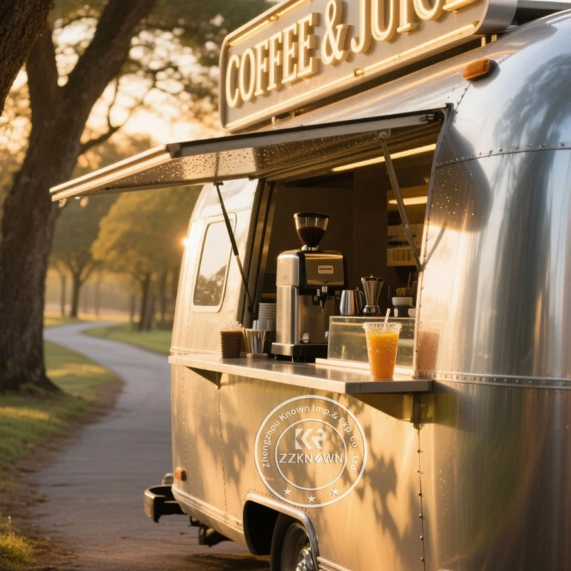 Australia Food Truck Outdoor Kitchen Fast Pizza Hot Dog Food Trailer with Full Kitchen equipment DOT Certification