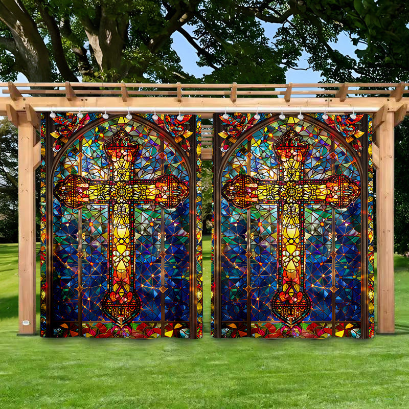 Digital Print Waterproof Curtain - Perfect Fit for Potted Plants & Outdoor Gardens