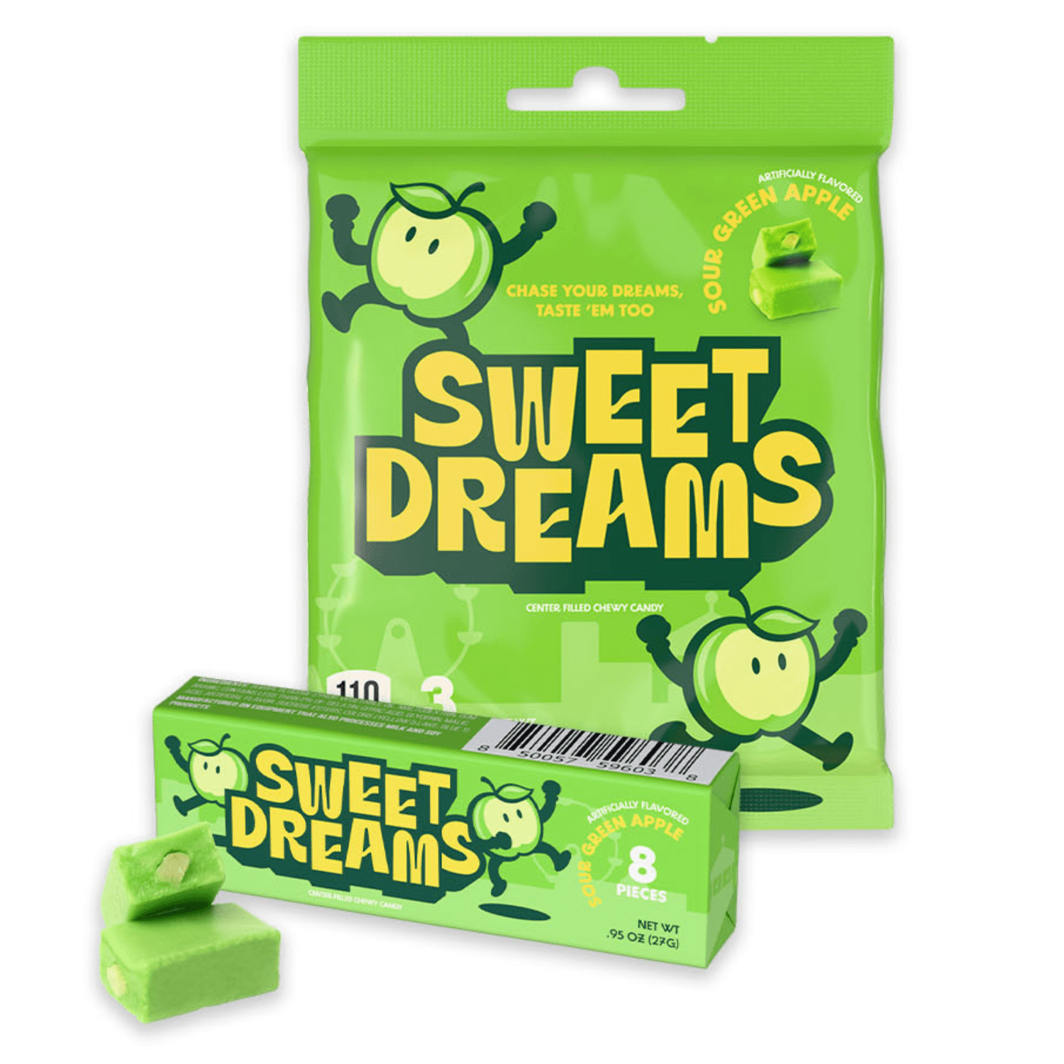 TEMU Sweet Dreams Center Filled Chewy Candy | Tasty Flavored Fruit Chews | Everyday Sweet Candy | Birthday Candy, Party Treats And Holiday Goodies |