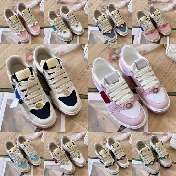 Women&#039;s dress shoes Luxury design sports running shoes High Edition Water Diamond men and women Couple 2025 New Versatile Dirty Small W