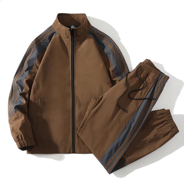 Os esportes de moda definem o traje casual casual moletons moletons do moletons de 2 peças de 2 peças masculino sportswear 250121