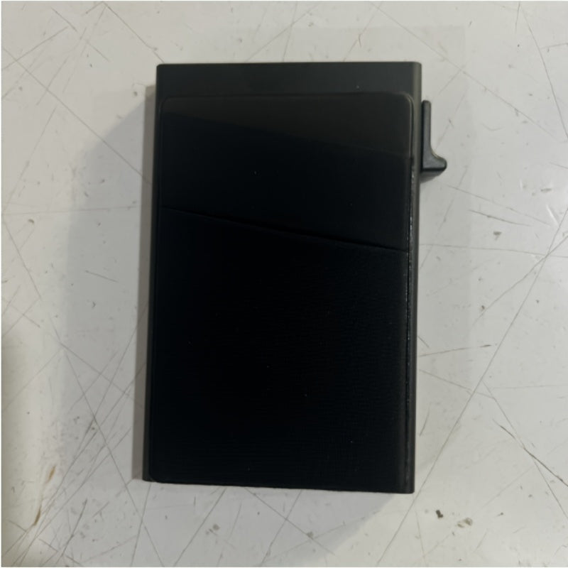 TEMU 1pc Contemporary Acrylic Rfid Blocking Automatic Pop-up Credit Card Holder, Minimalist Business Card Wallet For Men, Unlined, Dry Cloth - Ideal