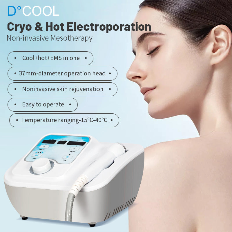 Professional Hot And Cold Face Lifting Machine Facial Cleansing D-COOL Skin Care Machine Facial Beauty Equipment