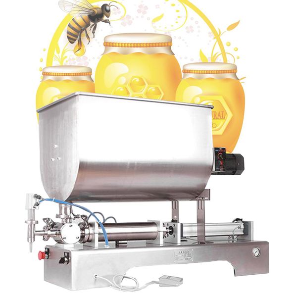 Hybrid Paste Filling Machine For Jam-Cream-Beef-Chili Sauce Quantitative Mixer